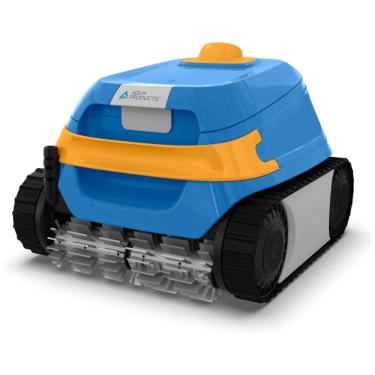 Imagem de Robô Aspirador de Piscina Com Fio, Escalada em Parede e Sucção Forte para Piscinas até 12m, 110V, Aqua Products EVO502, Azul