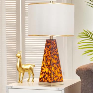 Imagem de OUFULA Luxo Americano Criativo Lâmpada de Mesa Para Sala de Estar Quarto Estudo Villa Hotel Cama Mesa Luz (Estilo 171)