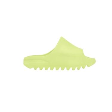 Imagem de adidas Sandálias infantis casuais Yeezy Slide Casual - Verde - Tamanho 8 M, Glwgrn/Glwgrn/Glwgrn, 22