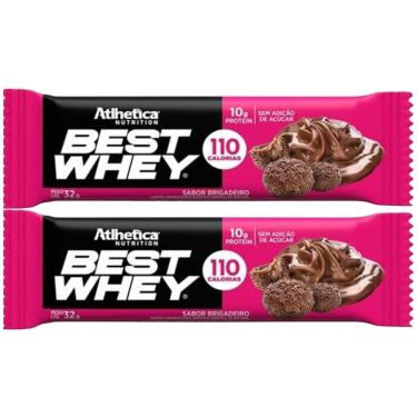 Imagem de Kit 2X Barra Proteica Best Whey - 1 Barra 32g Brigadeiro - Atlhetica Nutrition-Masculino