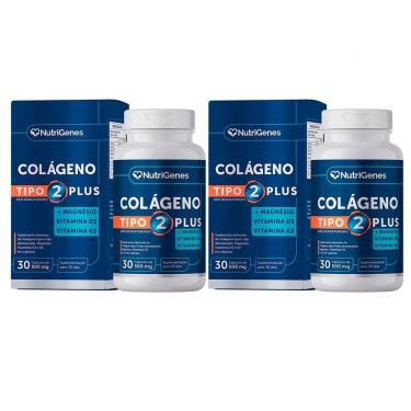 Imagem de Kit 2 Colageno Tipo 2 Plus 500 Mg 30 Caps - Nutrigenes-Unissex