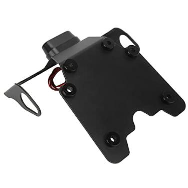 Imagem de Suporte de Placa de Licença Traseira de Motocicleta, Aço Carbono, Substituição Resistente para Tenere 700 Xtz700 Rally, Acabamento Preto Elegante