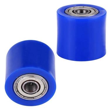 Imagem de Polia Tensora de Rolo de Corrente Universal 8mm, Guia de Roda para Motocicleta, Dirt Bike, Enduro (Azul)