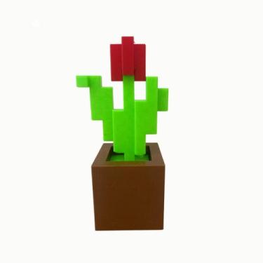 Imagem de Tulipa Vermelha Minecraft  Flor Decorativa, Presente e Enfeite para De