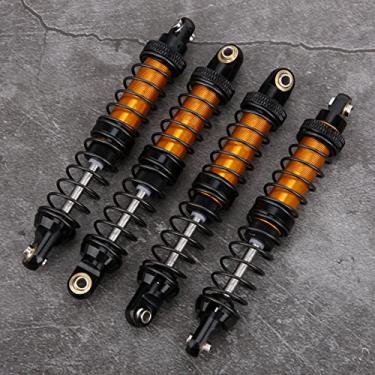 Imagem de Peças de Atualização de Amortecedor de Suspensão de óleo de Liga de Metal de Carro RC para Tamiya CC01-4 Axial SCX10 D90 D110 RR10 Preto Laranja 90mm 100mm 110mm Entusiastas de