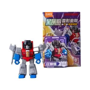 Imagem de Edição Estelar Blokees Mini Transformers Blockman Brinquedo Colecionáv