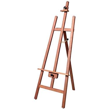 Imagem de Cavalete de estúdio de madeira para exibição de artista, suporte de pintura, cavalete em altura de faia, suporte ajustável para pôster, suporte de exibição de tela, prateleira de estúdio para crianças