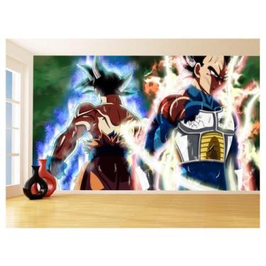Imagem de Papel De Parede 3D Dragon Ball Goku Vegeta Anime 3,5M Dbz15 - Você Dec