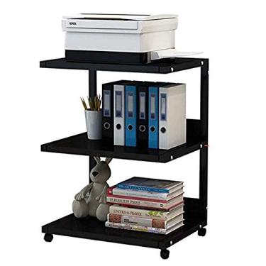 Imagem de Suportes de impressora multicamadas para arquivos, acabamento de escritório, estante de livros, prateleira de impressora, rack multifuncional, suporte de computador, suporte simples, organizador de