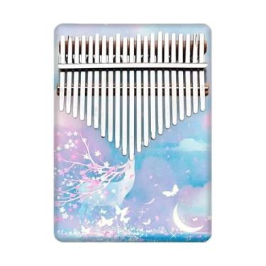 Imagem de Piano de polegar 21 notas Kalimba dedo piano instrumento musical kalimba profissional