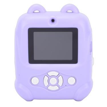Imagem de Acouto Câmera de Impressão Instantânea Infantil, Brinquedo de Impressão Sem Tinta Com Zoom de 48MP HD 1080P 16X Com Tela de 2,4 Polegadas para Selfies, Zoom e Molduras Divertidas, (PURPLE)