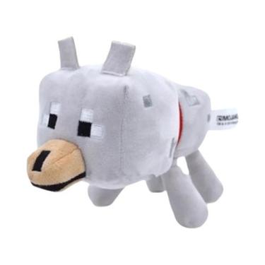 Imagem de Brinquedo De Pelúcia Lobo De 20cm, Boneco De Animal Macio Para Criança