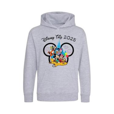 Imagem de Moletom Unissex Disney Family Vacation 2025  Blusão Disney Trip 2025 O