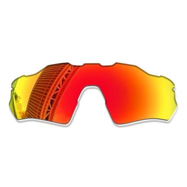 Imagem de LenzProse Lentes de reposição polarizadas de 1,5 mm para óculos de sol Oakley Radar EV XS Path OJ9001, antiarranhões | Ajuste perfeito