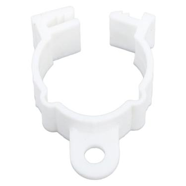 Imagem de TOPINCN Fivela de Fixação de Tubulação de água, Fivela Multifuncional de Mangueira de água Abs Com Suporte de Mangueira Durável para Regadores de Frango e Fazendas Com 100 Peças (Redonda)