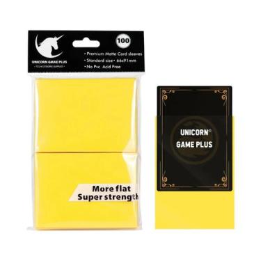 Imagem de Protetores De Cartas TCG Foscos 66x91mm 100PCS Para Magic MTG YuGiOh P