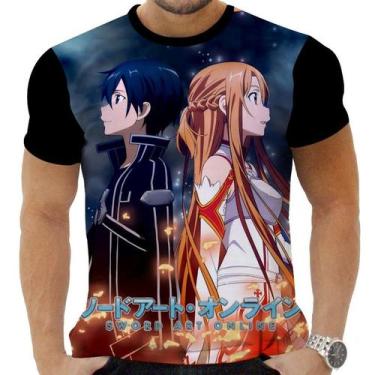 Imagem de Camiseta Camisa Personalizada Anime Clássico Sword Art Online 15 - Zah