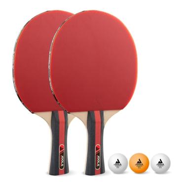 Imagem de Kit com 2 Raquetes e 3 Bolas JOOLA Rosskopf