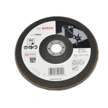 Imagem de Disco Flap Reto Best for Inox 180mm GR60 BOSCH