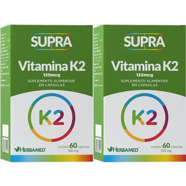 Imagem de Kit 2X Supra Vitamina K2 - 500mg 60 Cápsulas - Herbamed-Masculino