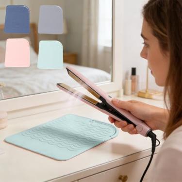 Imagem de Tapete de mesa resistente ao calor de silicone antiderrapante, folha grande resistente ao calor para pintura, protetor de mesa, jogo americano