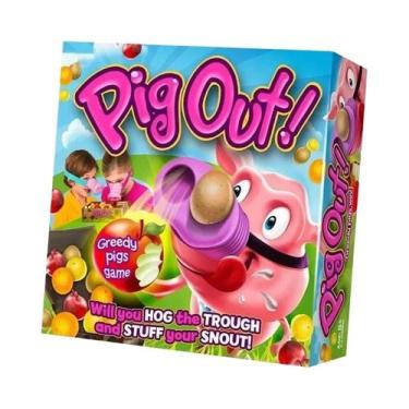 Imagem de Jogo De Tabuleiro De Ação Familiar: Porco Ganancioso - Jogo De Cartas 