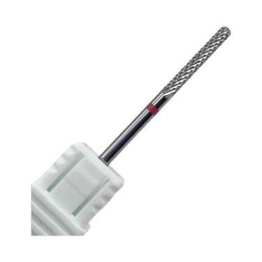 Imagem de Broca De Unha De Carboneto Pequena Com Topo Liso 2XF/F De Tungstênio E