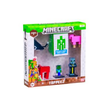 Imagem de Figura Sortidas Minecraft 3D Pack 6  Série 2 Multikids - BR2555