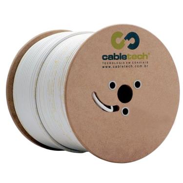 Imagem de Cabo Coaxial Cabletech Rge-06 Tsnet Bco 305m 802216000t00cb2