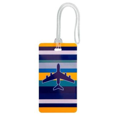 Imagem de Identificador de Bagagem Colorido - Listras - Sestini, Colorido