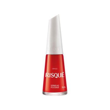 Imagem de Esmalte Risqué Cremoso Vermelho Felicidade 8ml, Vermelho, 1, 8ml