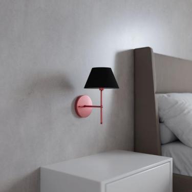 Imagem de Arandela luminaria de Parede Rose Gold de aluminio bivolt com Cupula A