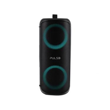 Imagem de Mini Caixa de Som Pulse SP603 Bluetooth 30W - USB, Preto, Bivolt
