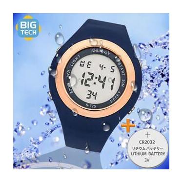 Imagem de Relógio Digital Masculino Esportivo SHUNWAY S-725 WR Preto - Genérico