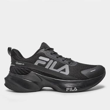Imagem de Tênis Fila Progress Lite Masculino, Preto, Cinza, 39