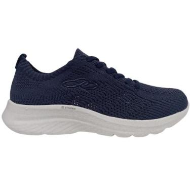 Imagem de Tênis olympikus ultraleve cadarço ref:43336749 feminino, Marinho, 36