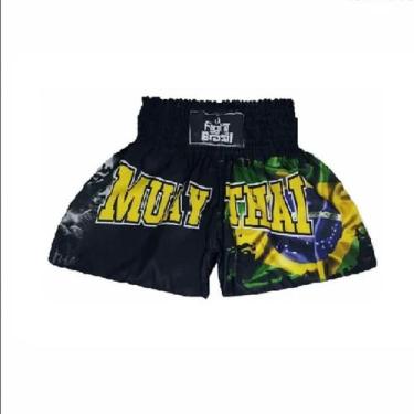 Imagem de Short Calção Muay Thai INF Tiger Brasil - Fight Brasil, PP