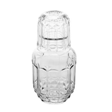 Imagem de Moringa de vidro faces 500ml copo 145ml lyor