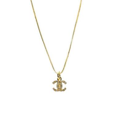 Imagem de Colar Feminino BLV Banhado a Ouro Virginia Dourado - FMF, Dourado