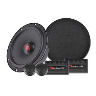 Imagem de Kit Alto Falantes 2 Vias 6,5" Pol 140W RMS 4 Ohms 38HZ a 19.5KHZ Nakam