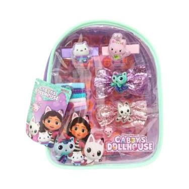 Imagem de Mochilinha com Acessórios Gabby's Dollhouve 11 Peças BBR - UN0012