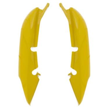 Imagem de Rabeta Moto Honda Titan 2000 À 2004 Kit 2 Peças Cromo Forte, AMARELO M