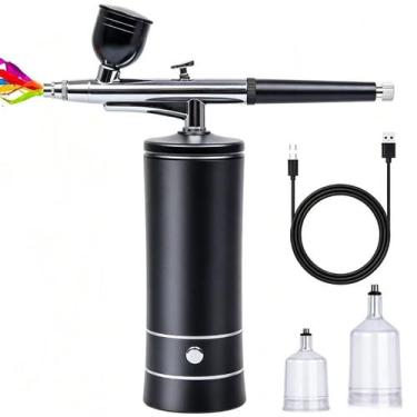 Imagem de Kit Aerógrafo Portátil Para Decoração E Personalização - GBGSTORE