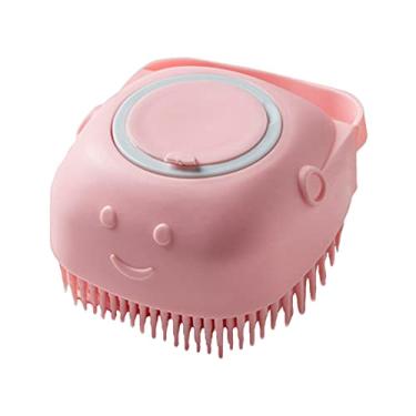 Imagem de Zwbfu Escova Corporal Para Banho,Escova de banho corporal com de xampu para mulheres animais de estimação cerdas de macio escova para massagem corporal