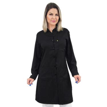 Imagem de Jaleco Feminino acinturado Gola Padre