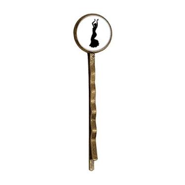 Imagem de Bandana de dança folclórica retrô de metal para cabelo Bobby Pin