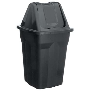 Imagem de Lixeira Multiuso Com Tampa Basculante Reciclada 60 Litros