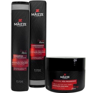 Imagem de Kit Maizze Damage Shampoo + Condicionador + Máscara 300G
