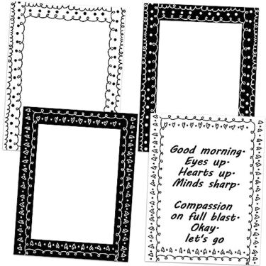 Imagem de Papel para impressora de computador Qyeahkj Squiggles and Dots 100 folhas