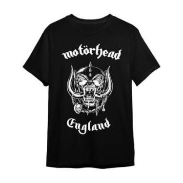 Imagem de Camiseta Plus Size Motorhead Preta Banda De Rock Unissex-Unissex